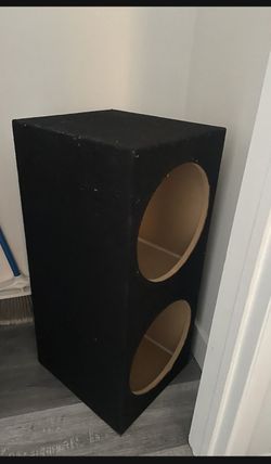 Dual 12” Speaker Subwoofer Box