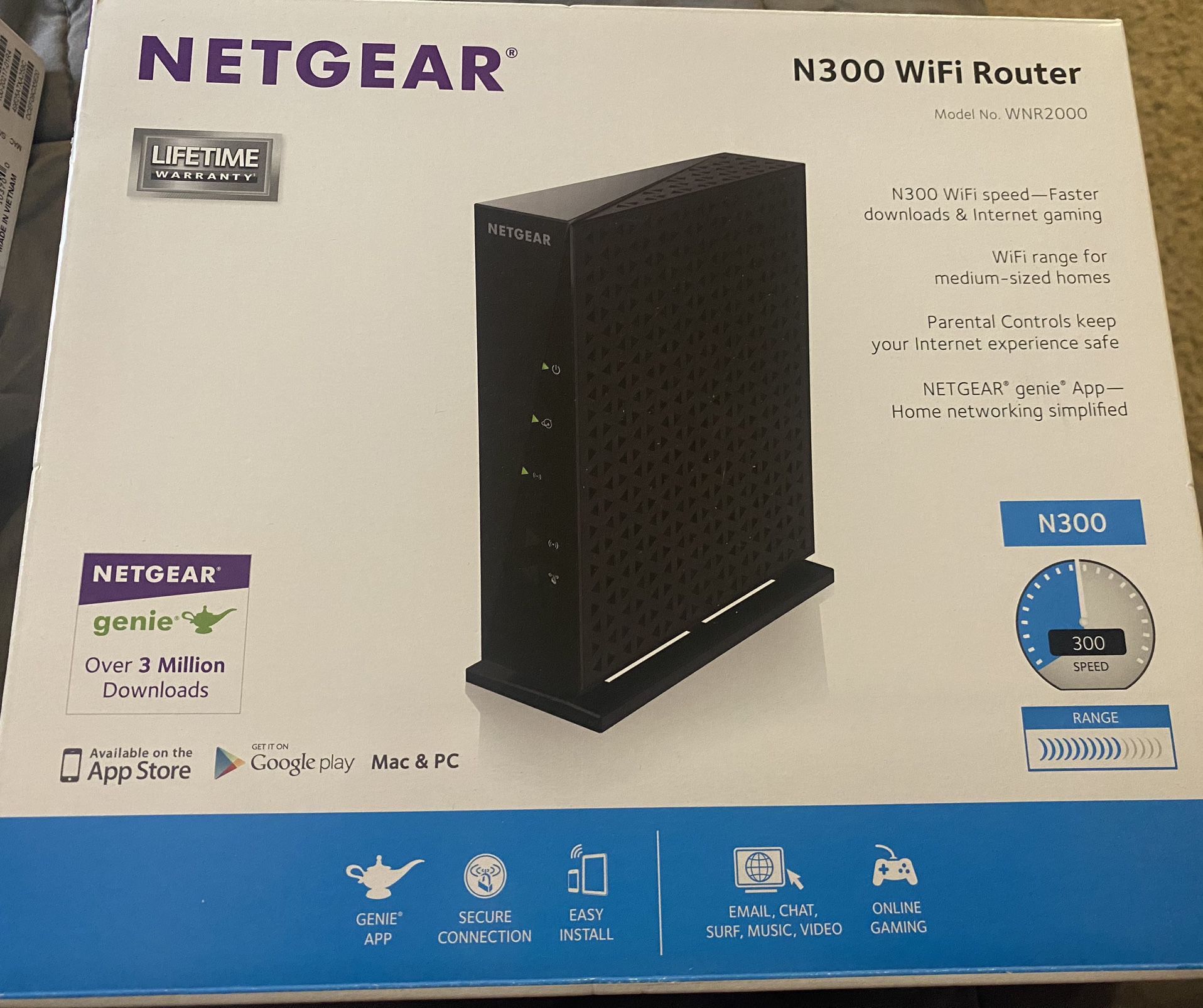 Netgear N300 Wi-Fi Router