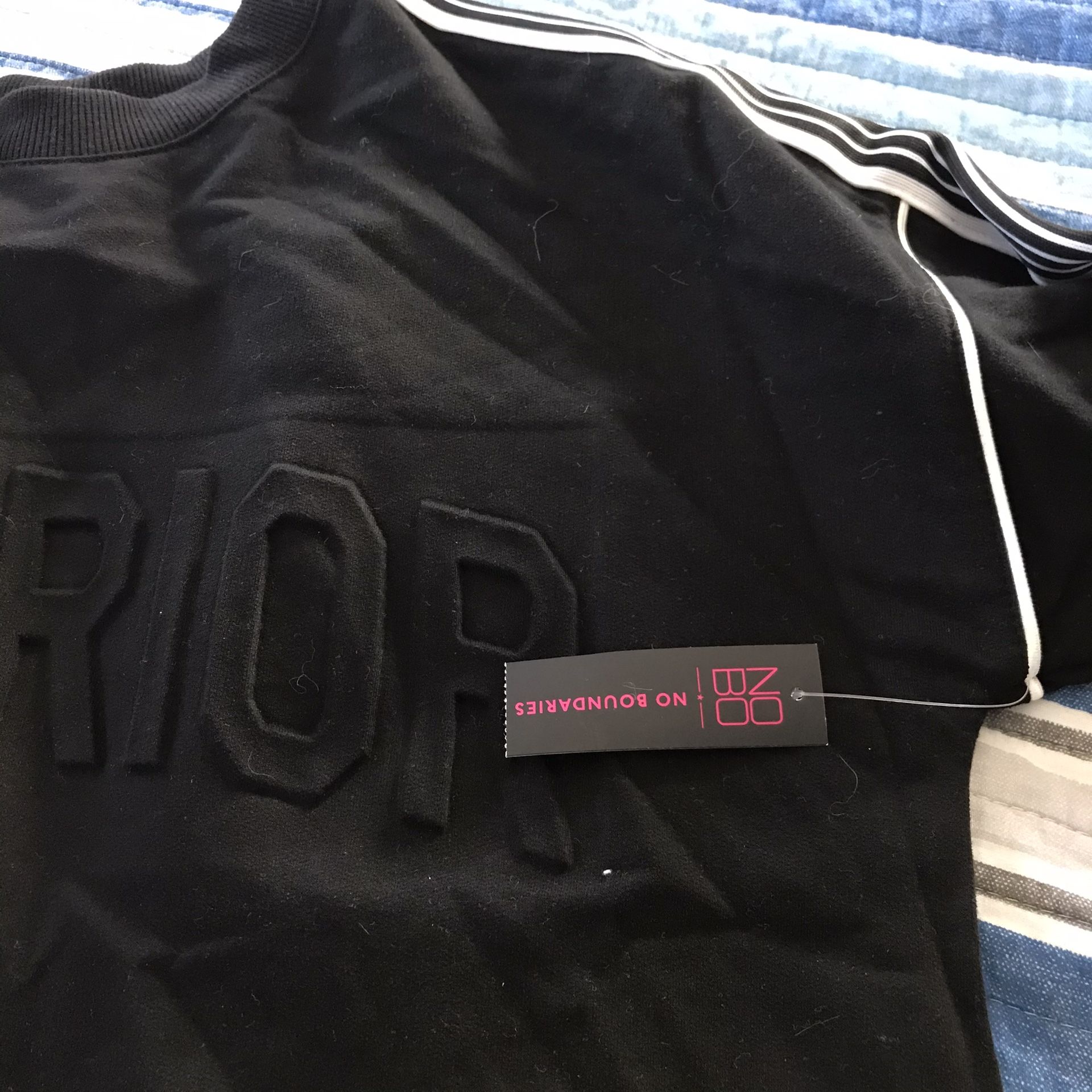 NWT NOBO Black Graphic Sweatshirt Sz:Large