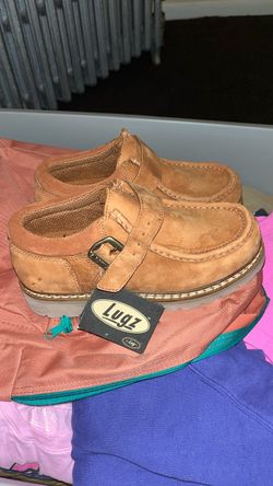 Lugz Tan Suede Moc-Toe Slip-On Shoes