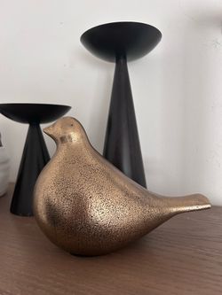 Gold decorative bird