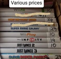 Wii Games. Prices In Pics. 1 Week Refund. 5 Star Seller.