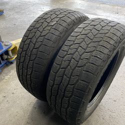 2 Used Tires 265/65/18 Cooper AT-3