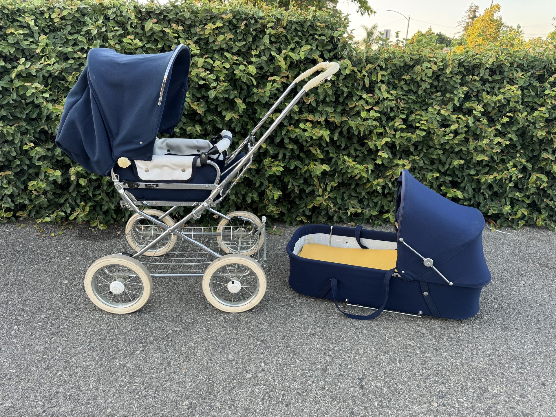 VINTAGE EMMALJUNGA PRAM STROLLER S-280 22 VITTSJO SWEDEN