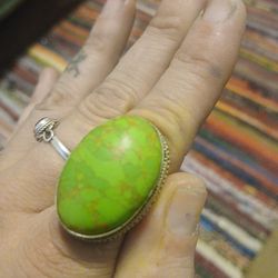 Green turquoise  ring