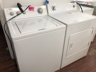 Washer and electric dryer