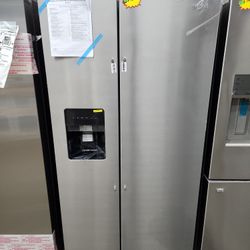 NEW WHIRLPOOL SIDE-BY-SIDE REFRIGERATOR 
