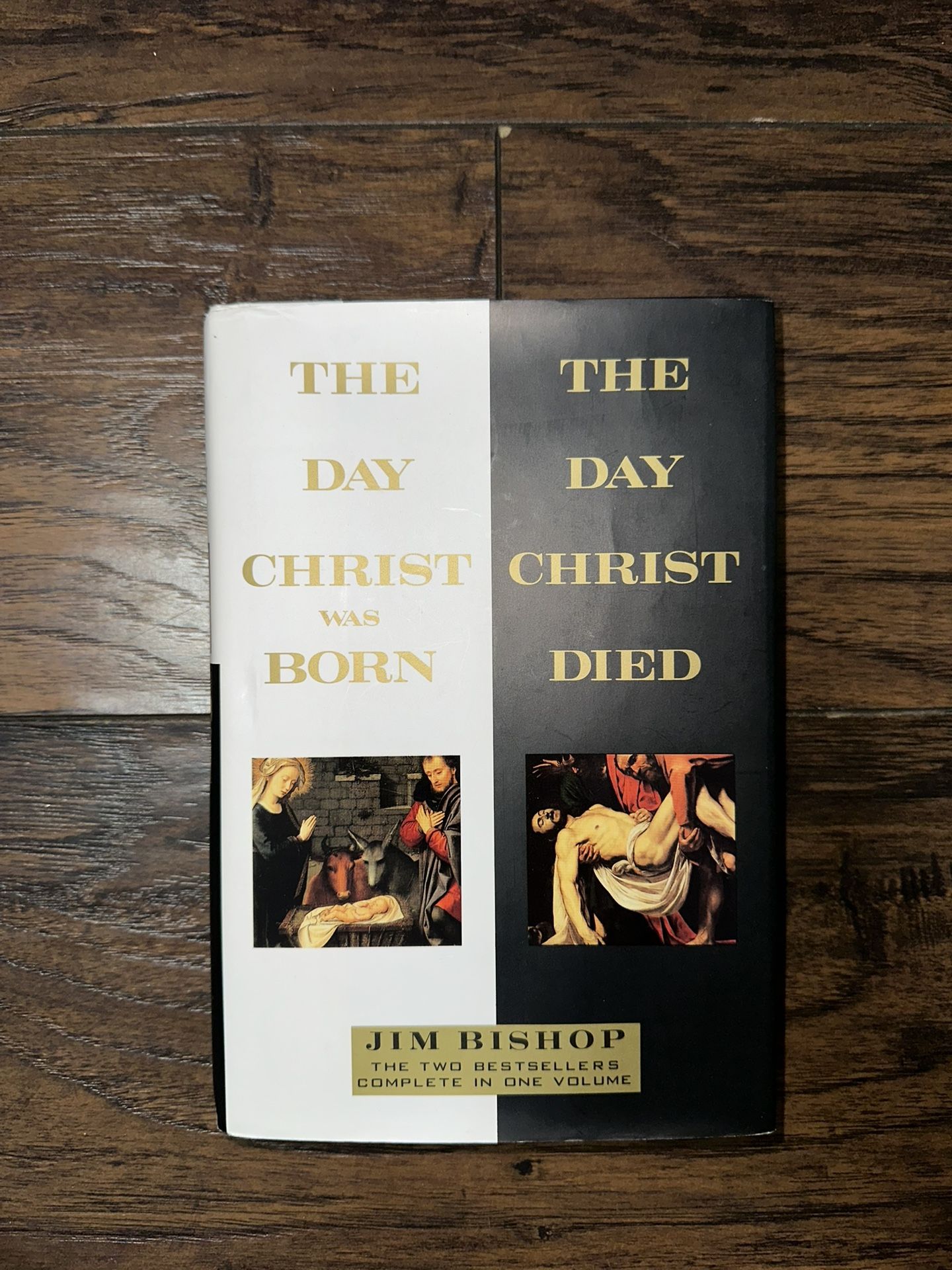 Jim Bishop The Day Christ Was Born / The Day Christ Died Hardcover Dust Jacket …
