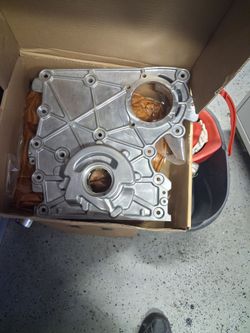 Aluminum Engine Timing Cover damper pully all associated parts