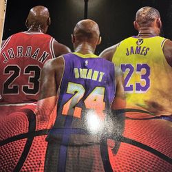 Kobe Bryant, Lebron, James, And Michael Jordan Magazine New $10