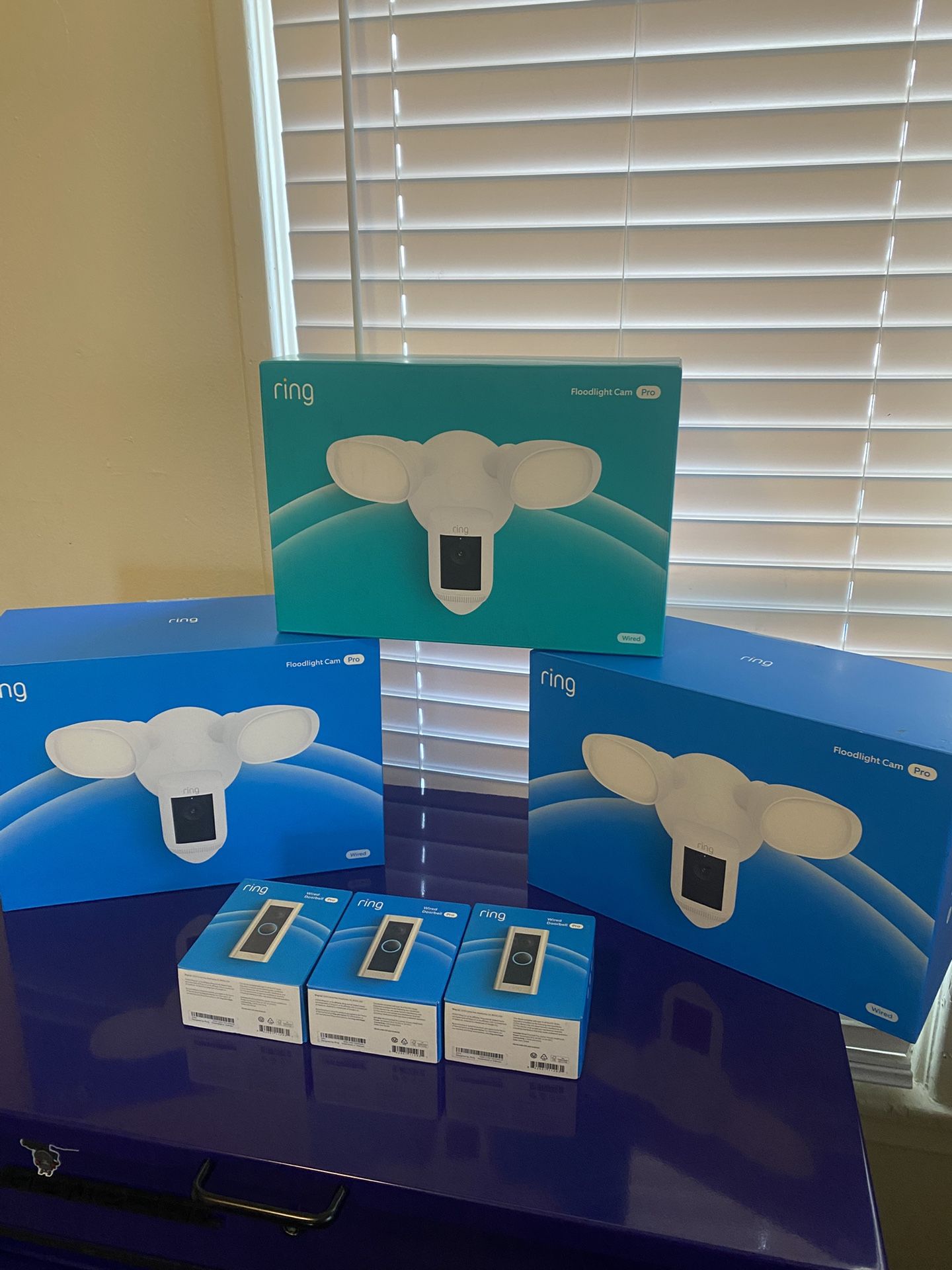 Ring Doorbell Pro and Flood Light Camera Pro combo