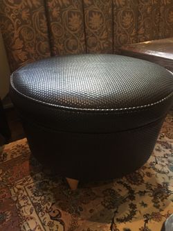 Woven Ottoman