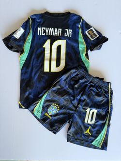 Kids Brazil 2026 World Cup Neymar Jr #10