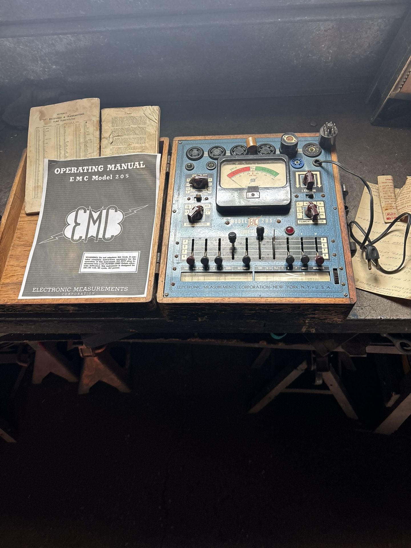 EMC Model 205 Vacuum Tube Tester