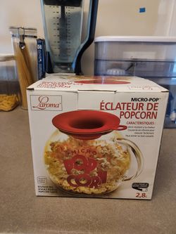 Popcorn maker Glass Container