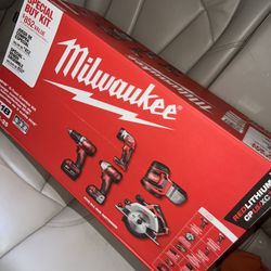 Brand New Still In Box Milwaukee 5Pc Combo Kit
