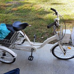 3 Wheeled Bike With Pump And Cover