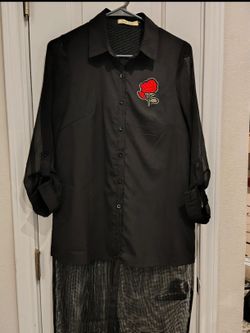 Long black blouse $15 OBO