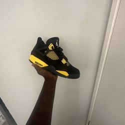 “Thunder Yellow” Jordan 4’s