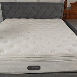 King Size Mattress With Box Springs And Bed Frame 🚚 We Can Deliver 🚚 