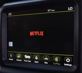 Car Streaming: Netflix & Disney