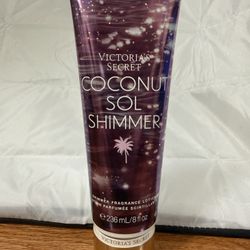 Victoria's Secret Coconut Sol Shimmer Fragrance Lotion 8 oz
