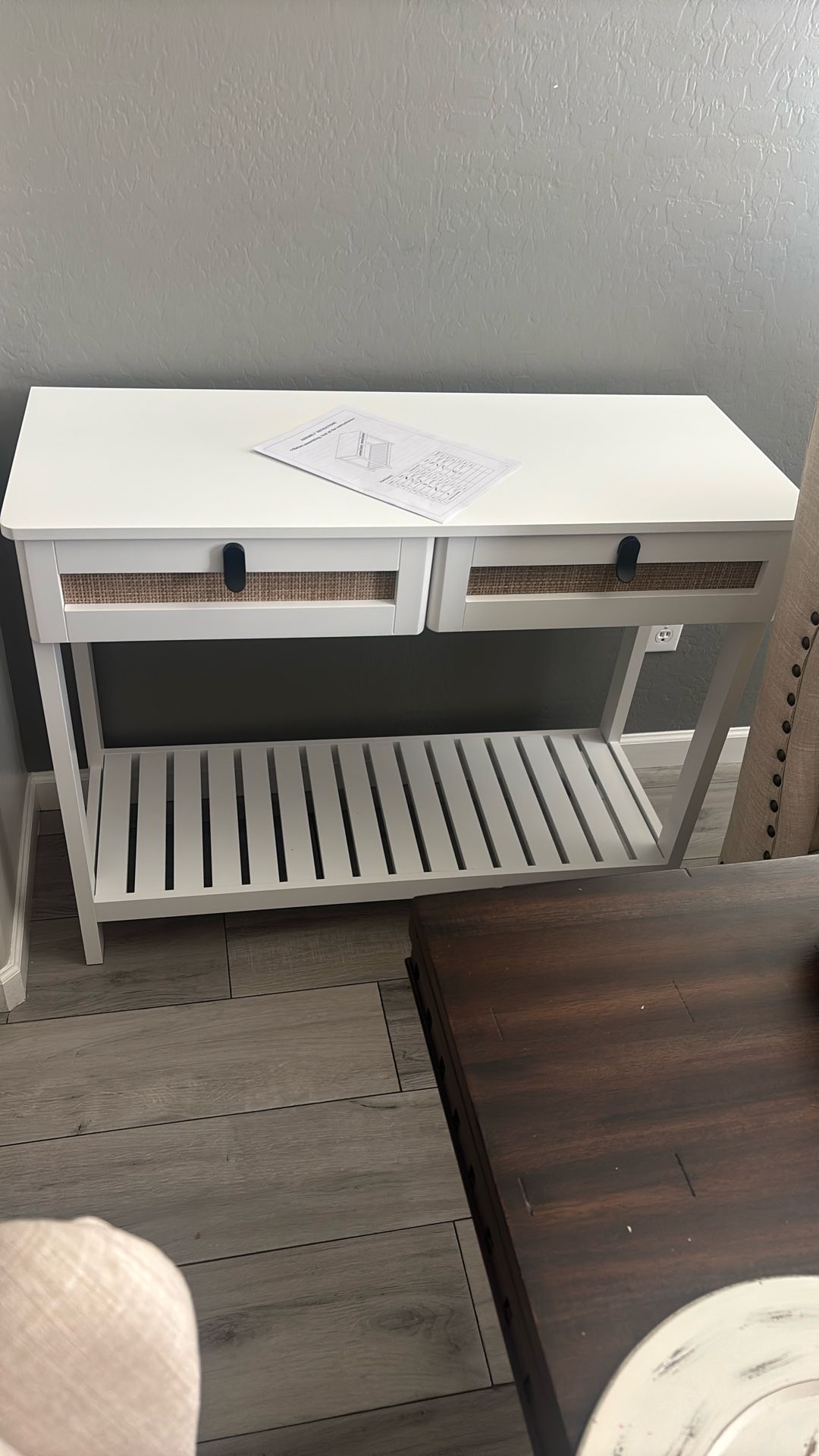 Console Table With Drawers Or Entryway Table