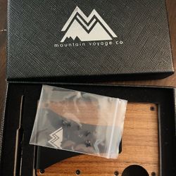 Minimalist Wallet for Men & Women with Money Clip or Cash Strap - RFID Blocking Metal Wallet for Men - Scratch Resistant Slim Card Holder Wallet  Hold