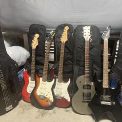 7 Electric Guitar Bundle