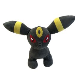 Build a bear Pokémon umbreon  plush stuffed animal. 16”. EEVEE evolution. Sound is NOT working.