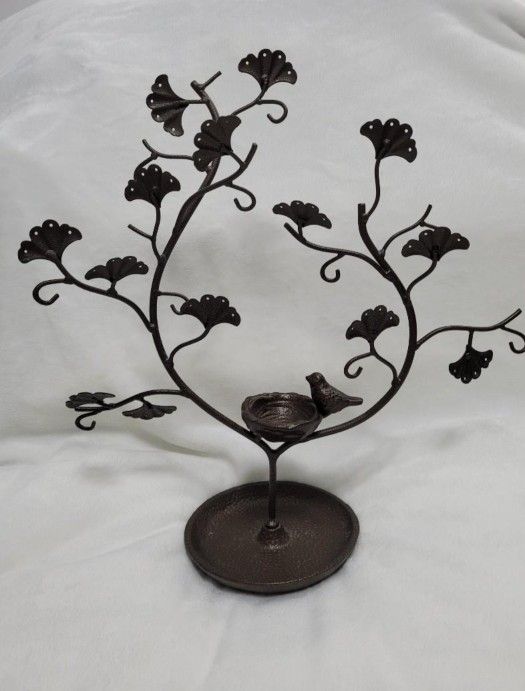 Cast Iron Jewelry Holder 17"