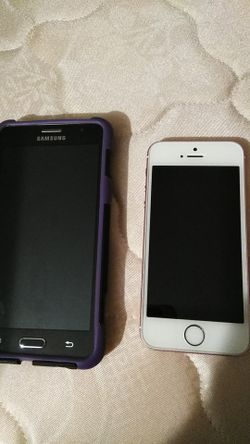 iPhone and samsung