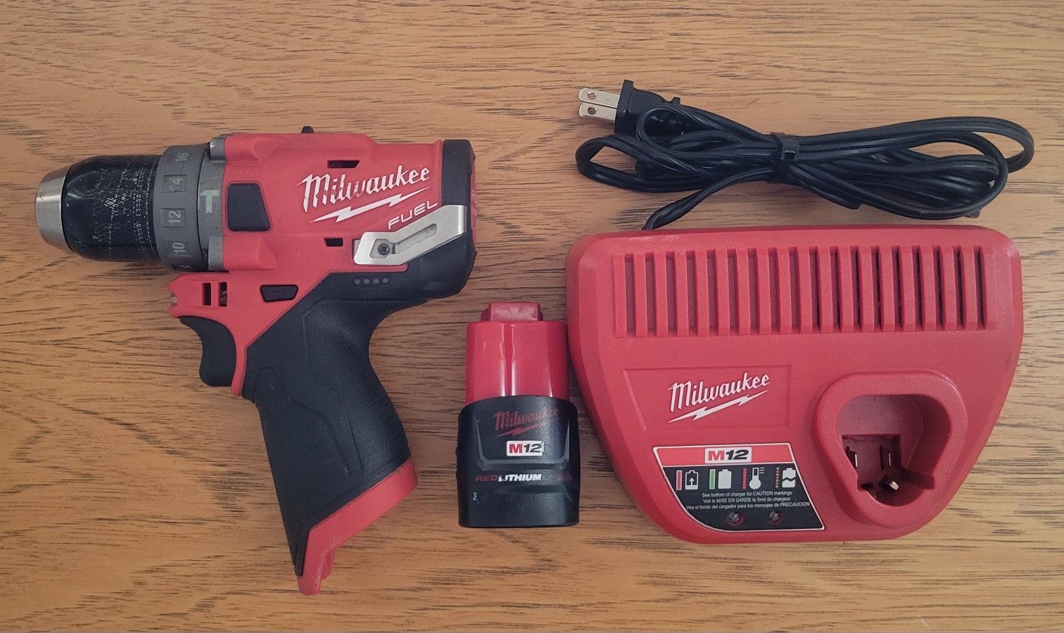 Milwaukee M12 12 V 3/8 in. Brushed Cordless Drill Kit (Battery & Charger) - $100.00