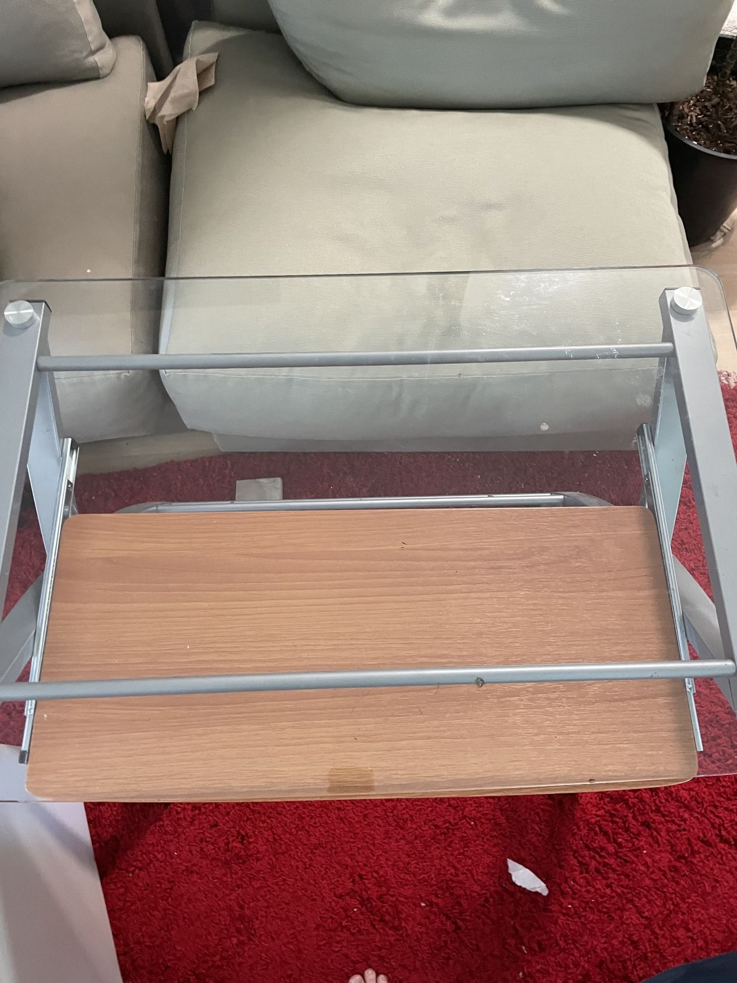 Glass Computer Table