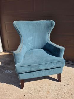 Green arm chair