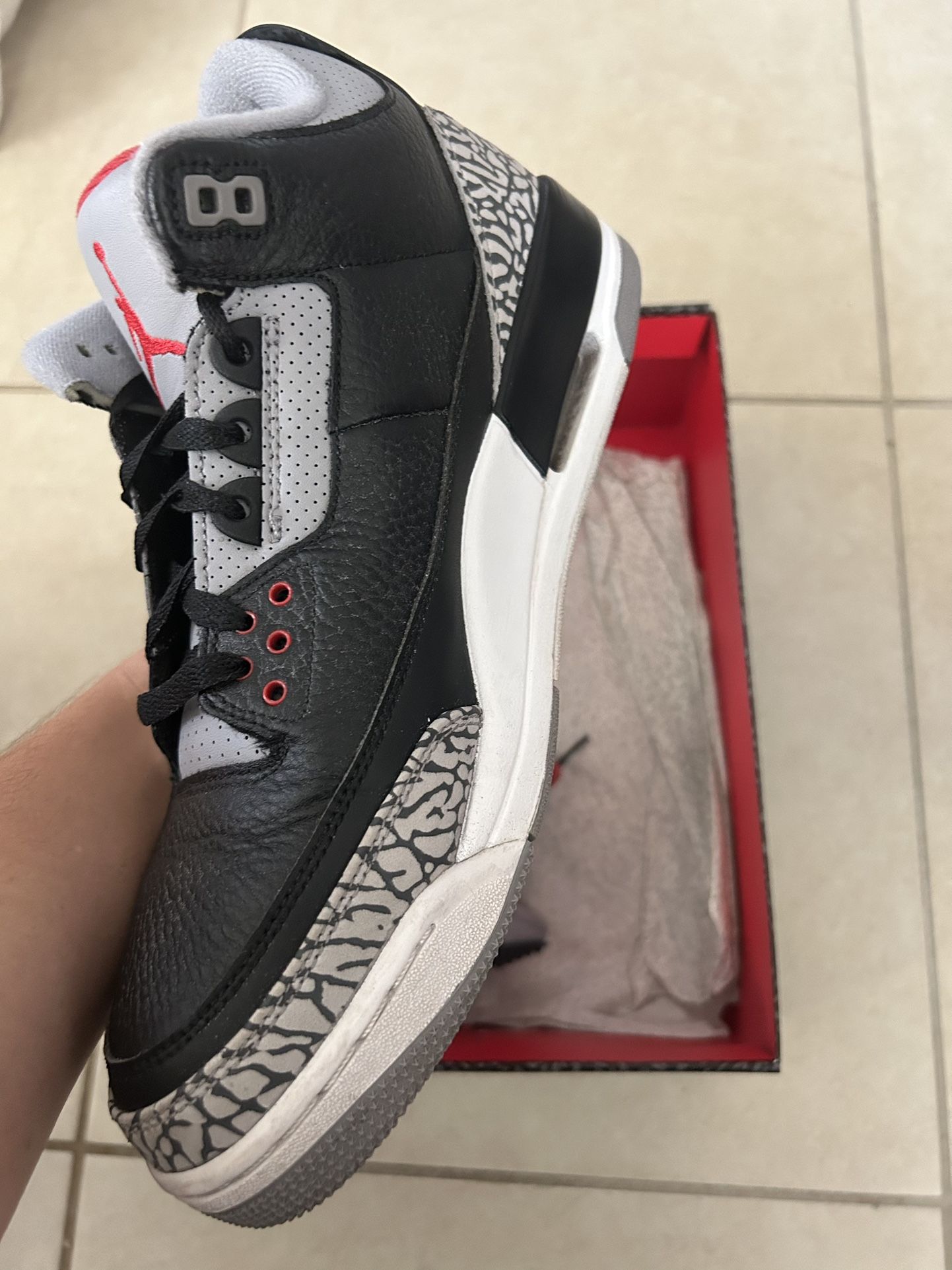 Air Jordan 3 Black Cement for Sale in Ruskin, FL OfferUp