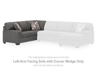 Seyler Lane Greystone LAF Sofa w/Corner Wedge  - 4840548