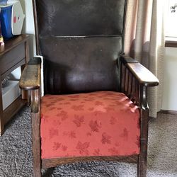 Early 1900’s Push Button Recliner Royal Easy Chair