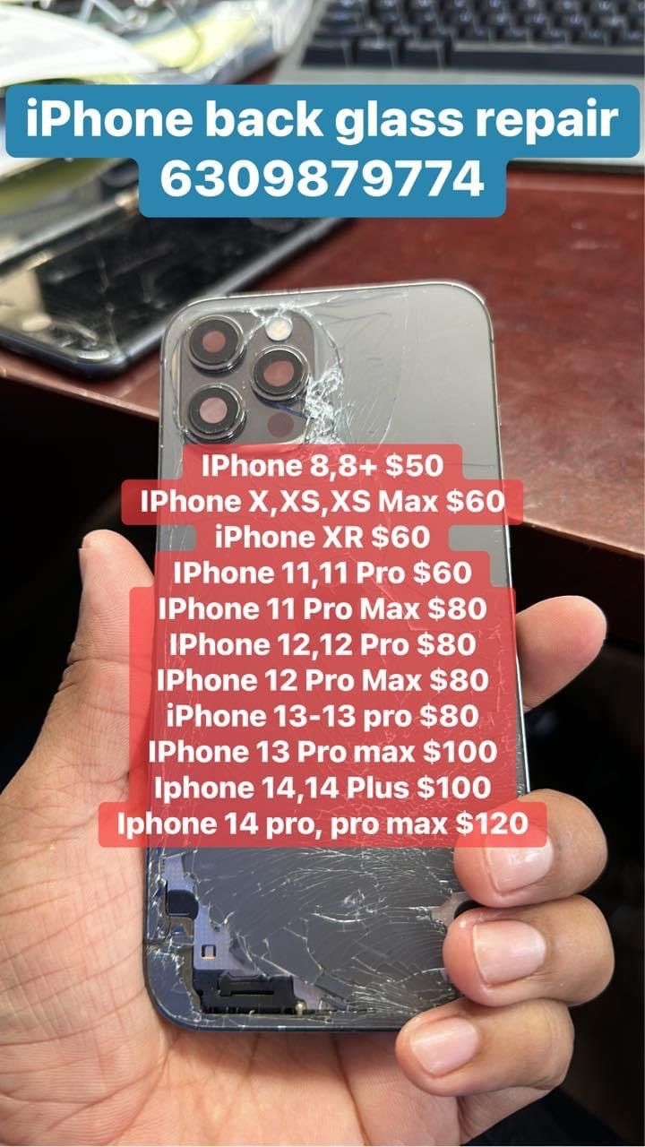 iPhone 8 -14 Pro Max Back Glass