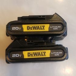 Dewalt 20v Batteries 2.0 Brand New Price For Both 