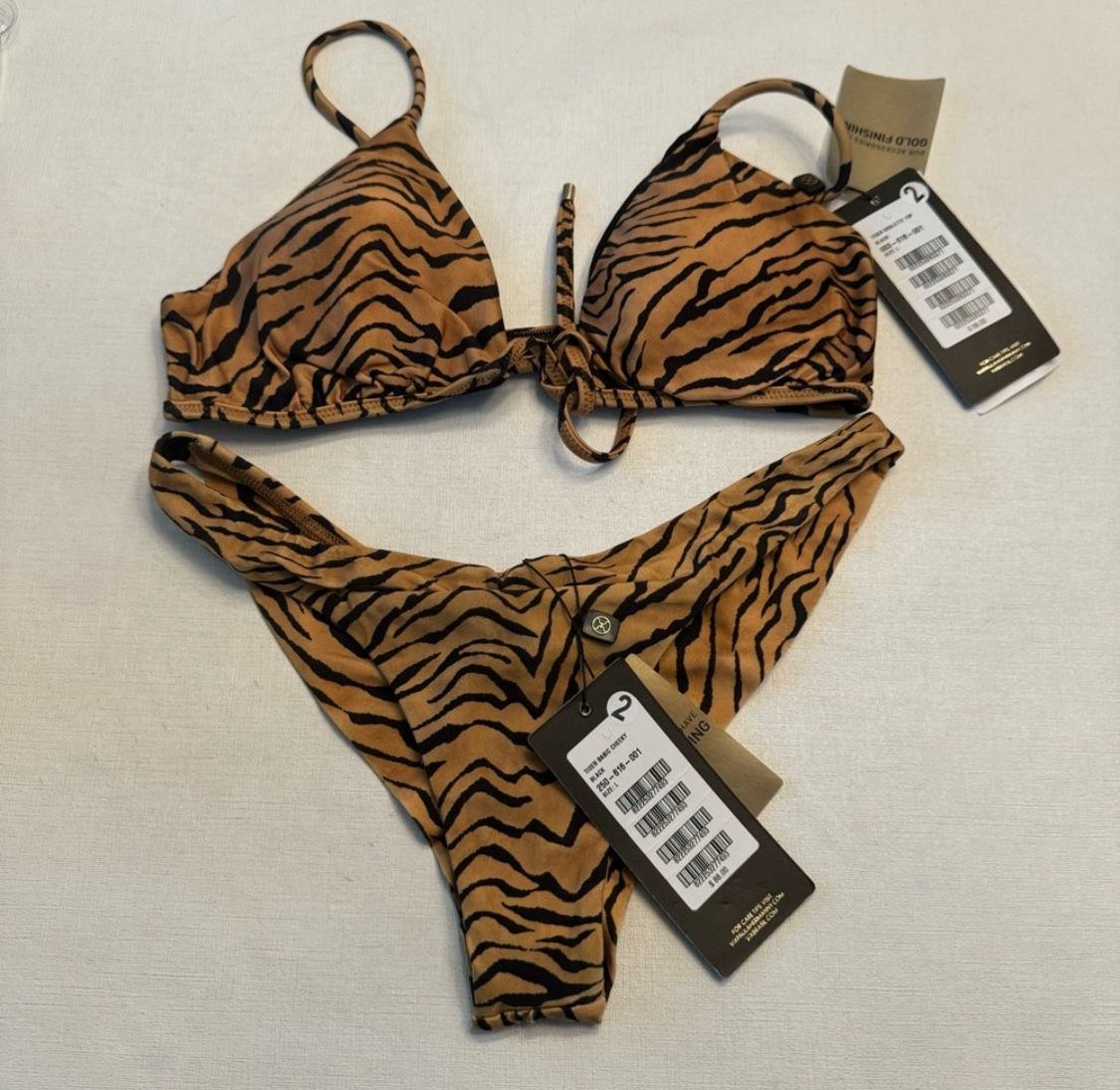 Vix Paula Hermanny Tiger Print Bikini