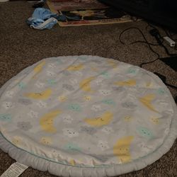 Round Tummy Time Rug