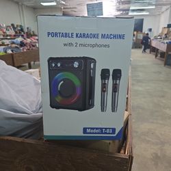 Portable Karaoke Machine With Microphones