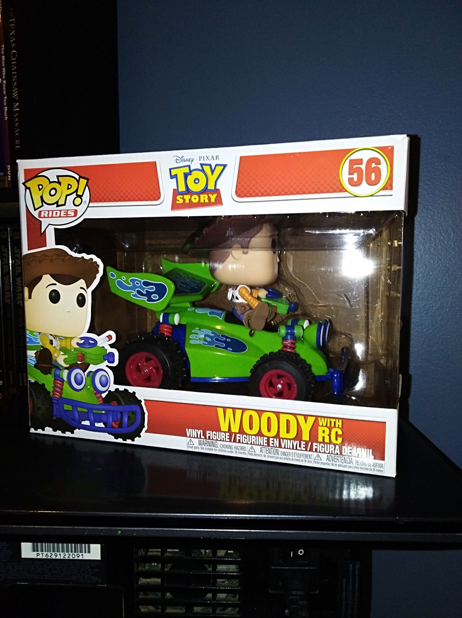 Woody with RC Funko Pop Ride Toy Story Disney vinyl figure display