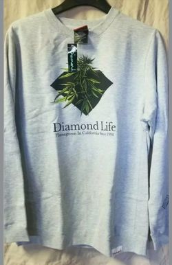 New Rare Diamond Supply Co 42O Kush Cali Crewneck Sweatshirt supreme XL