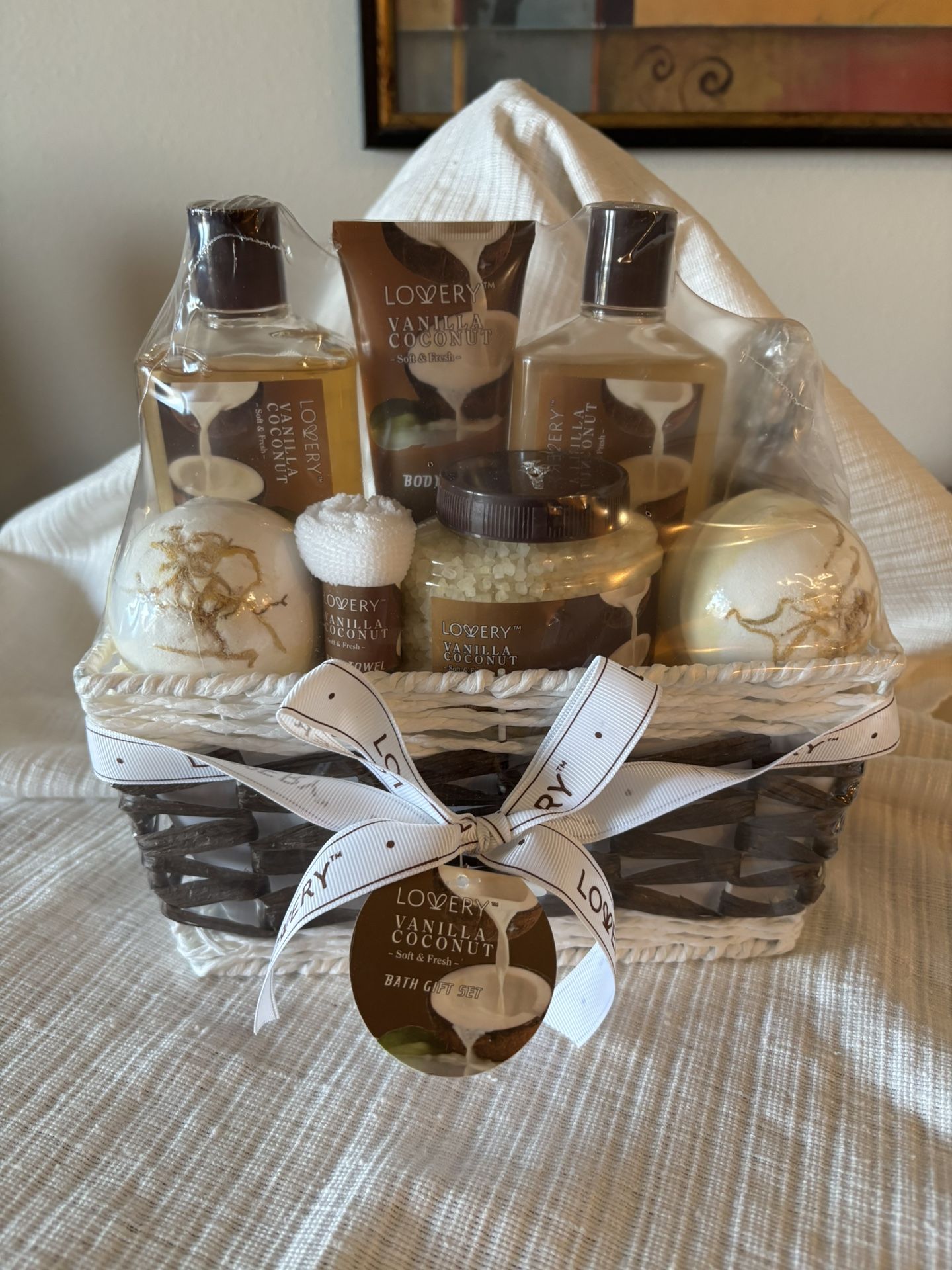 Vanilla Coconut Bath Gift Set