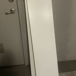 2 White Ekby Osten Ikea Shelves