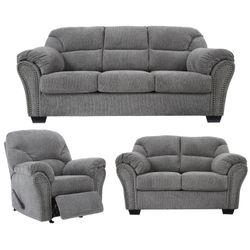 🇺🇸HUGE Ashley Furniture Blowout Sale!🇺🇸 Brand New Sofa Loveseat Set W/ Nailhead Trim! $50 Down Takes It Home Today!