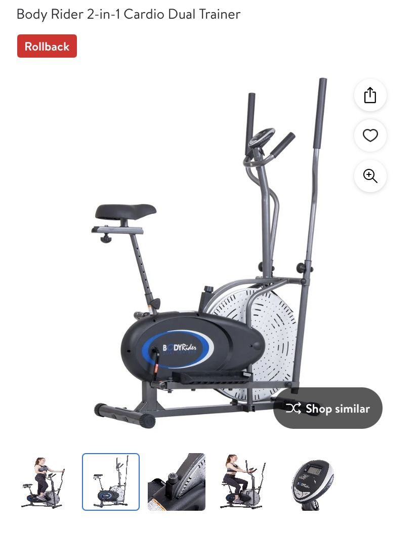 Body Rider In Cardio Dual Trainer