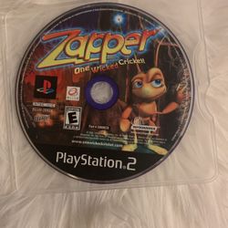 PS2 Zapper One Wicked Cricket